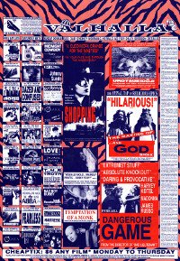 Valhalla Cinema Poster January 1995