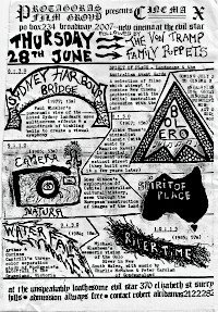 Protagoras Cinema X at Evil Star 1990