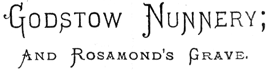 Godstow Nunnery