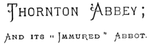 Thornton Abbey