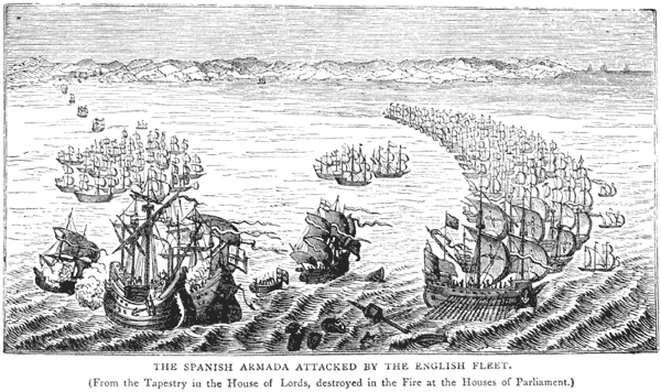 The Spanish Armada Attacked