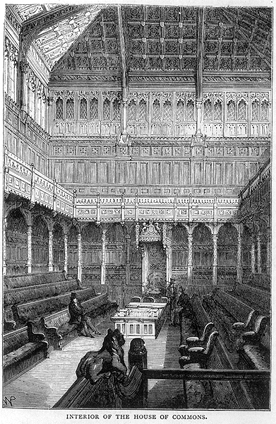 Interior of the House of Commons